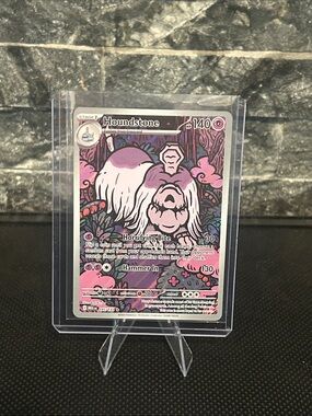 Pokemon Houndstone 145/132 Illustration Rare Holo from‎ Mega Evolutions Set M/NM